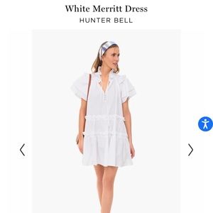 Hunter Bell White Merritt Dress